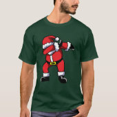 T-shirt Noël du Père Noël Dabbing (Devant)