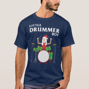 T-shirt Noël du petit batteur
