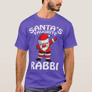 T-shirt Noël du rabbin favori de Santas