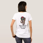 T-shirt Noël du tigre (Dos entier)