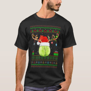 T-shirt Noël Éclairage Chou moche Végétable Noël