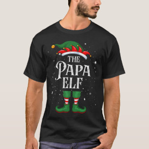 T-shirt Noël Elfe Matching Famille Drôle Le Papa Elf