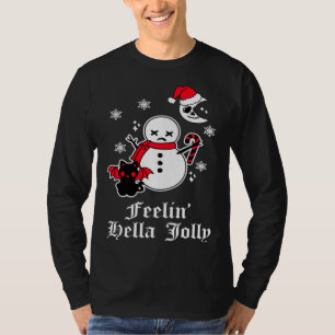 T-shirt Noël Emo Gothique Sarcasme Mème Horreur Gothique S