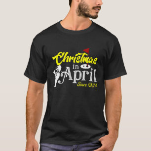 T-shirt Noël En Avril Majeurs De Golf Et Tournois Gol