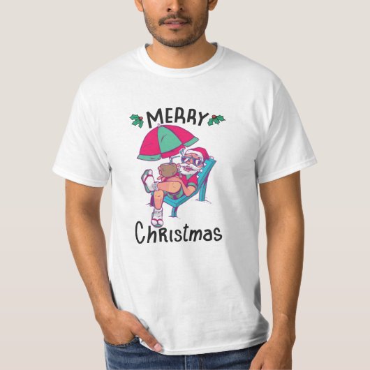 T-shirt Noël en juillet (Devant)
