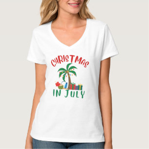 T-shirt Noël En Juillet