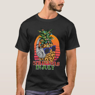 T-shirt Noël en juillet ananas