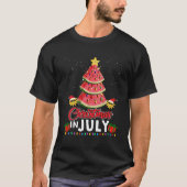 T-shirt Noël En Juillet Design Été Melon Noël Tr (Devant)
