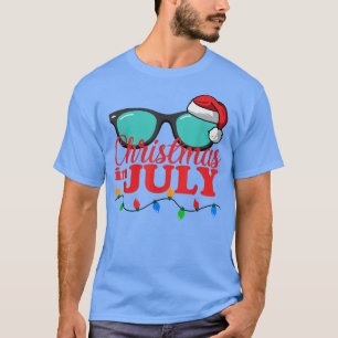 T-shirt Noël en juillet Lunettes de soleil Plage Vacances