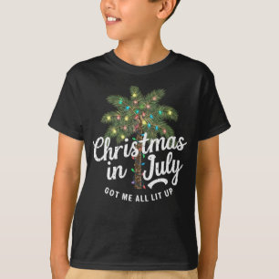 T-shirt Noël en juillet m'a complètement enflammé