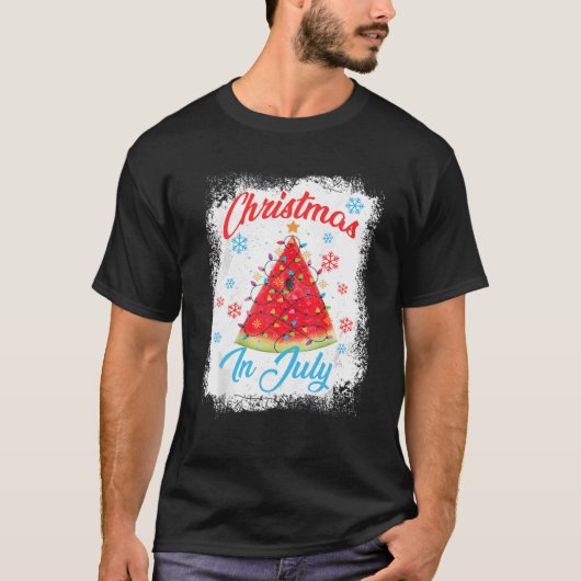 T-shirt Noël En Juillet Pâturage De Noël Pâturage De Noël (Devant)