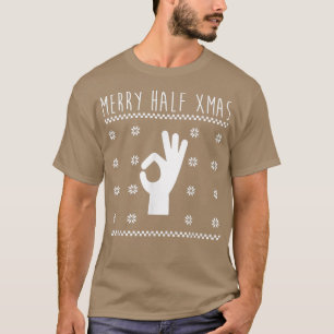 T-shirt Noël En Juillet Vilain Noël Joyeux Demi-Noël 