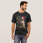 T-shirt Noël en pug (Devant entier)