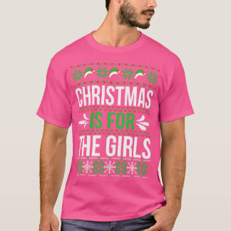 T-shirt Noël est pour les filles laides pull de Noël