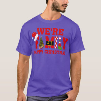 T-shirt Noël Étaient Famille Joyeux Noël Vêtements cadeau