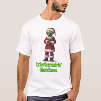T-shirt Noël extra-terrestre