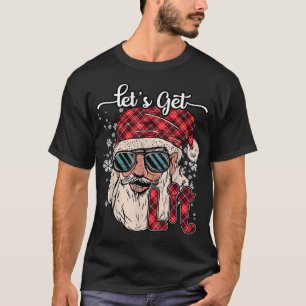 T-shirt Noël Faisons Lit Drôle Père Noël Xmas Hommes Femme