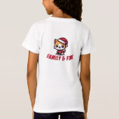 T-Shirt Noel, Famille et Amusant kitty (Dos)