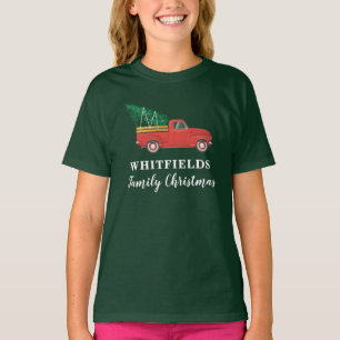 T-shirt Noël Famille Personnalisé Vacances Correspondantes