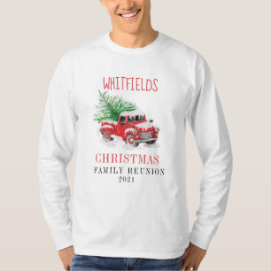 T-shirt Noël Fêtes Matché Famille Réunion Personnalisée