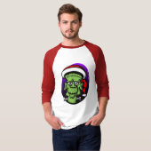 T-shirt Noël Frankenstein (Devant entier)