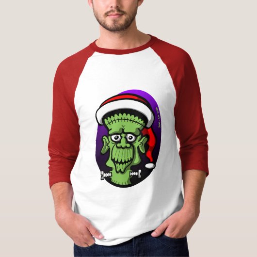 T-shirt Noël Frankenstein (Devant)