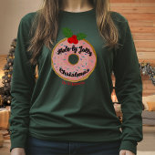 T-shirt Noel Funky Donut Wreath Personnaliser