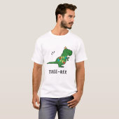 T-shirt Noël Funny Tree-Rex (Devant entier)