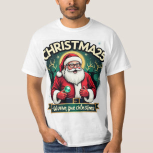 T-shirt Noel futuriste