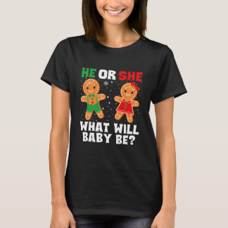 T-shirt Noël Genre Révéler pain d'épices
