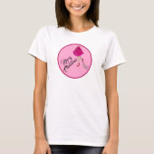 T-shirt Noël Glam Rose  (Devant)