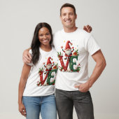 T-shirt Noël Gnome AMOUR (Unisexe)