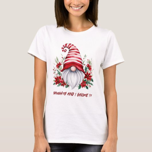 T-shirt Noël Gnome Funny Sarcastique (Devant)