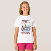 T-shirt Noël Gnomes Famille Matching Soeur (Devant entier)