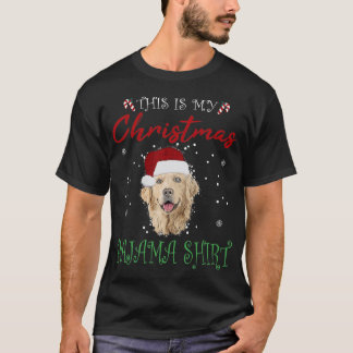T-shirt Noël Golden Retriever Cadeau Pyjama Chien Chien Ch