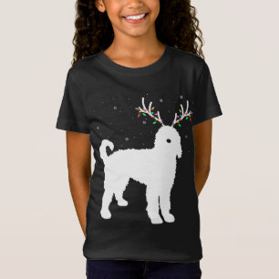 T-Shirt Noël Goldendoodé avec Antlers Xmas Reindeer