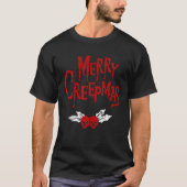 T-shirt Noël gothique Creepmas Éffrayant Noël Dark Ch (Devant)