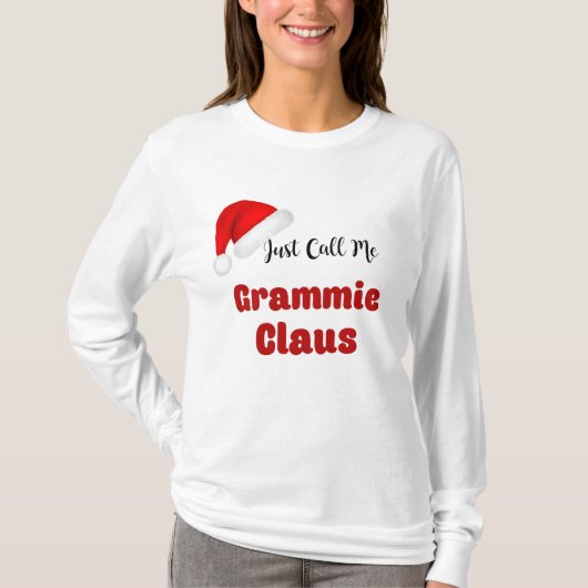 T-shirt Noël Grammie Claus (Devant)