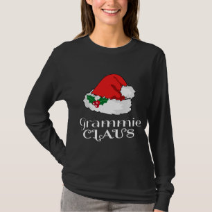 T-shirt Noël Grammie Claus Correspondant Pyjama Santa Chap