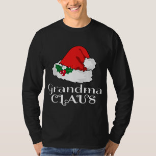 T-shirt Noël Grand-mère Claus Correspondant Pyjama Santa C
