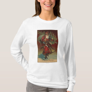 T-shirt Noël GreetingSanta avec des cadeaux # 2