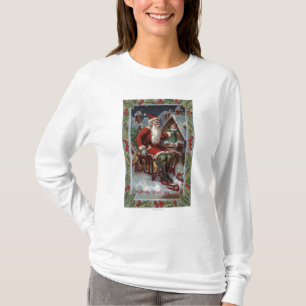 T-shirt Noël GreetingSanta sur Sleigh