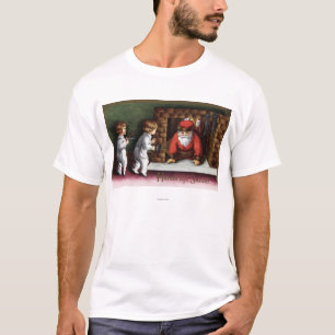 T-shirt Noël GreetingSanta venant cheminée
