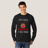 T-shirt Noël Hater Maintenir Pendant Noël Est Bientôt Ov (Devant entier)