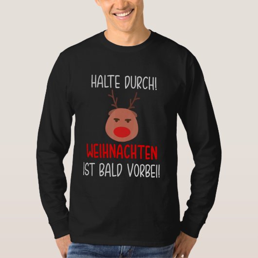 T-shirt Noël Hater Maintenir Pendant Noël Est Bientôt Ov (Devant)