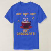 T-shirt Noël Hiver Chocolat chaud Chocolat chaud Hommes Fe (Design devant)