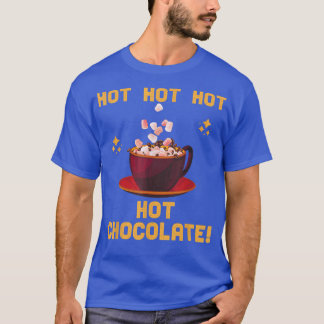 T-shirt Noël Hiver Chocolat chaud Chocolat chaud Hommes Fe