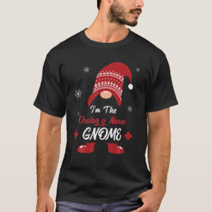 T-shirt Noël Je Suis L'Urologie Infirmière Gnome Infirmi