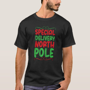 T-shirt Noël Jésus Père Noël Reindeer Snowman Mistletoe
