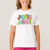 T-shirt Noël Jingle Jangle Père Noël Tree Reinder (Devant)